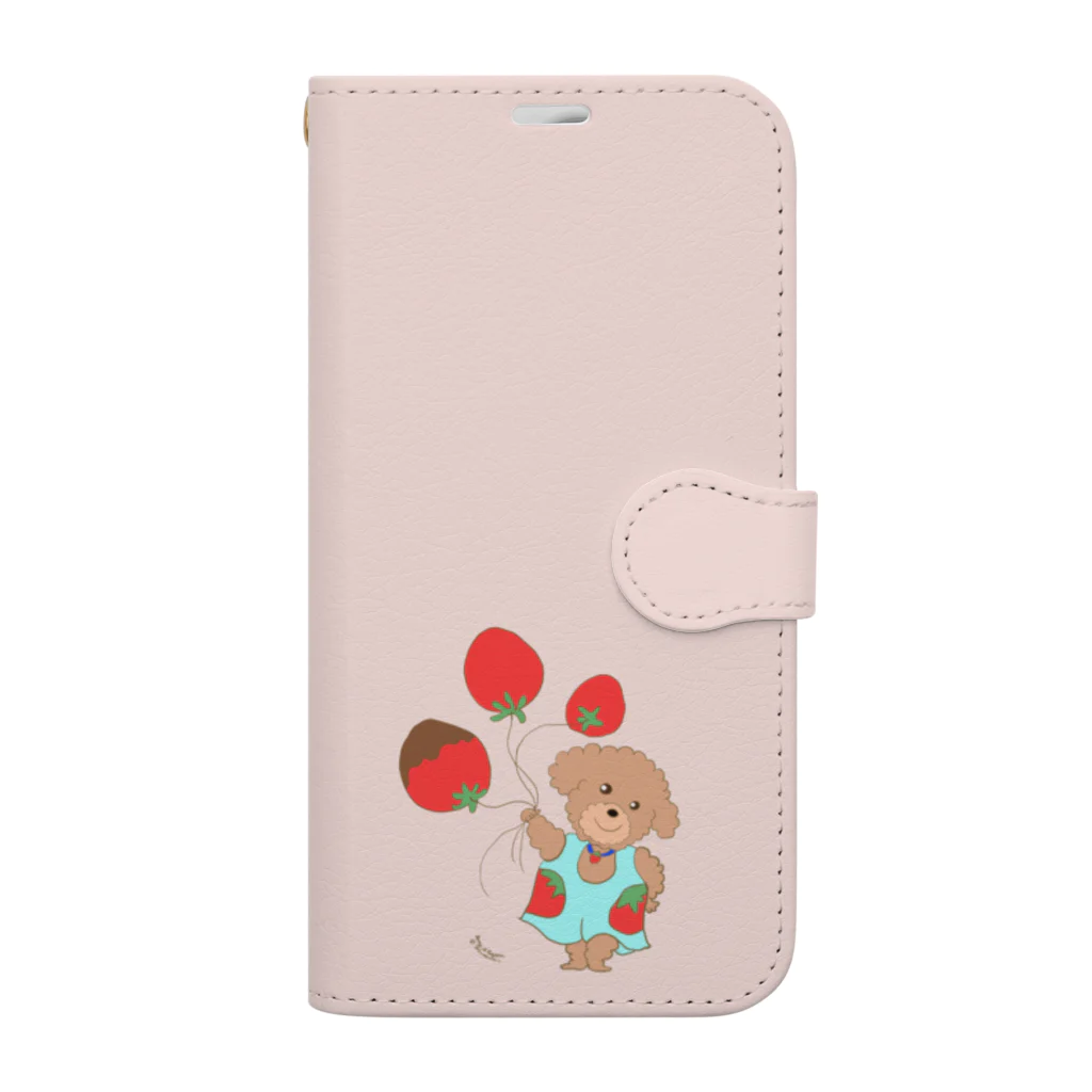 Berry & Pursers®︎ の《チョコっと🎈バル〜ン》 Book-Style Smartphone Case