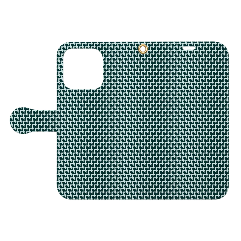 BEACHINのBEACHIN nami h Book-Style Smartphone Case:Opened (outside)