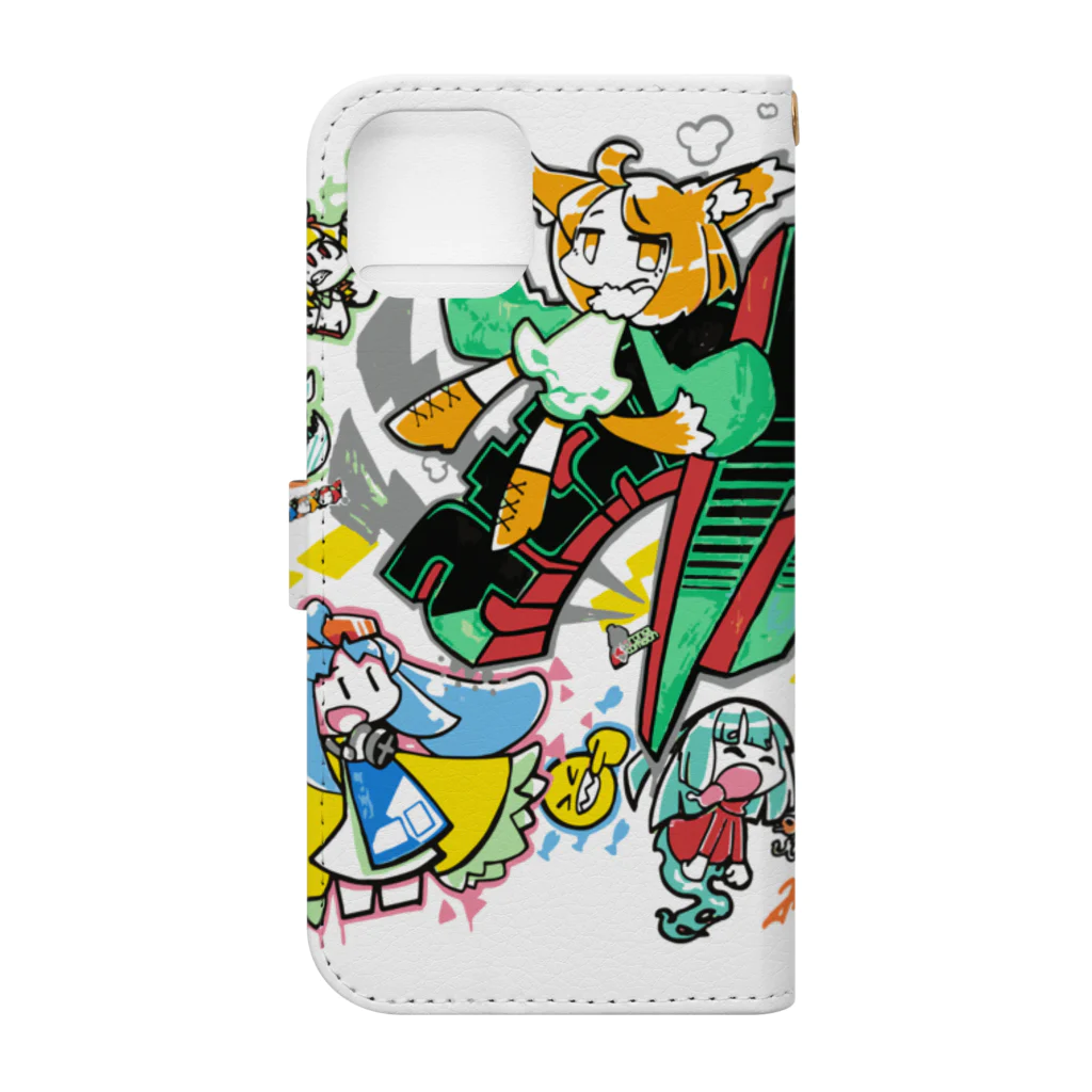 a-tan-picのライブペイント【202111】 Book-Style Smartphone Case :back