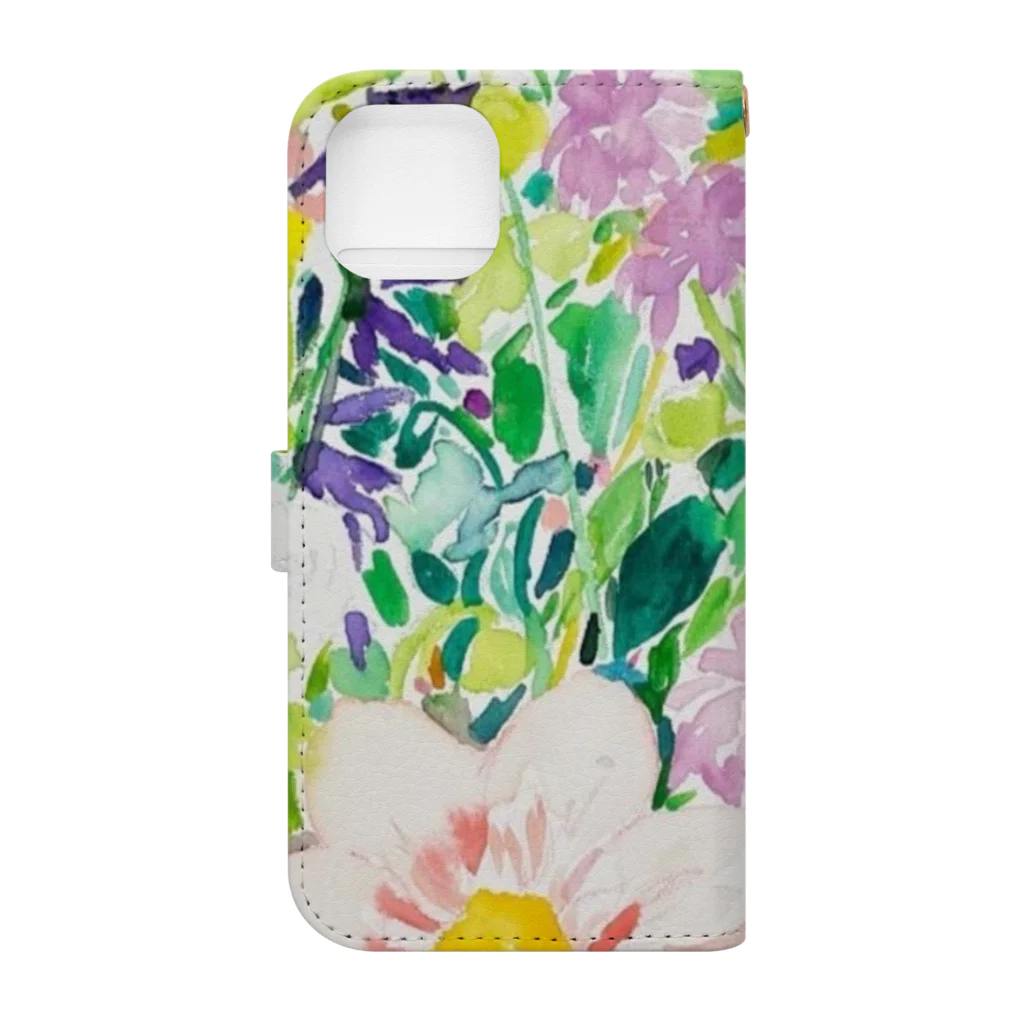 Ikumi KawanishiのWildlife Garden No.5 Book-Style Smartphone Case :back