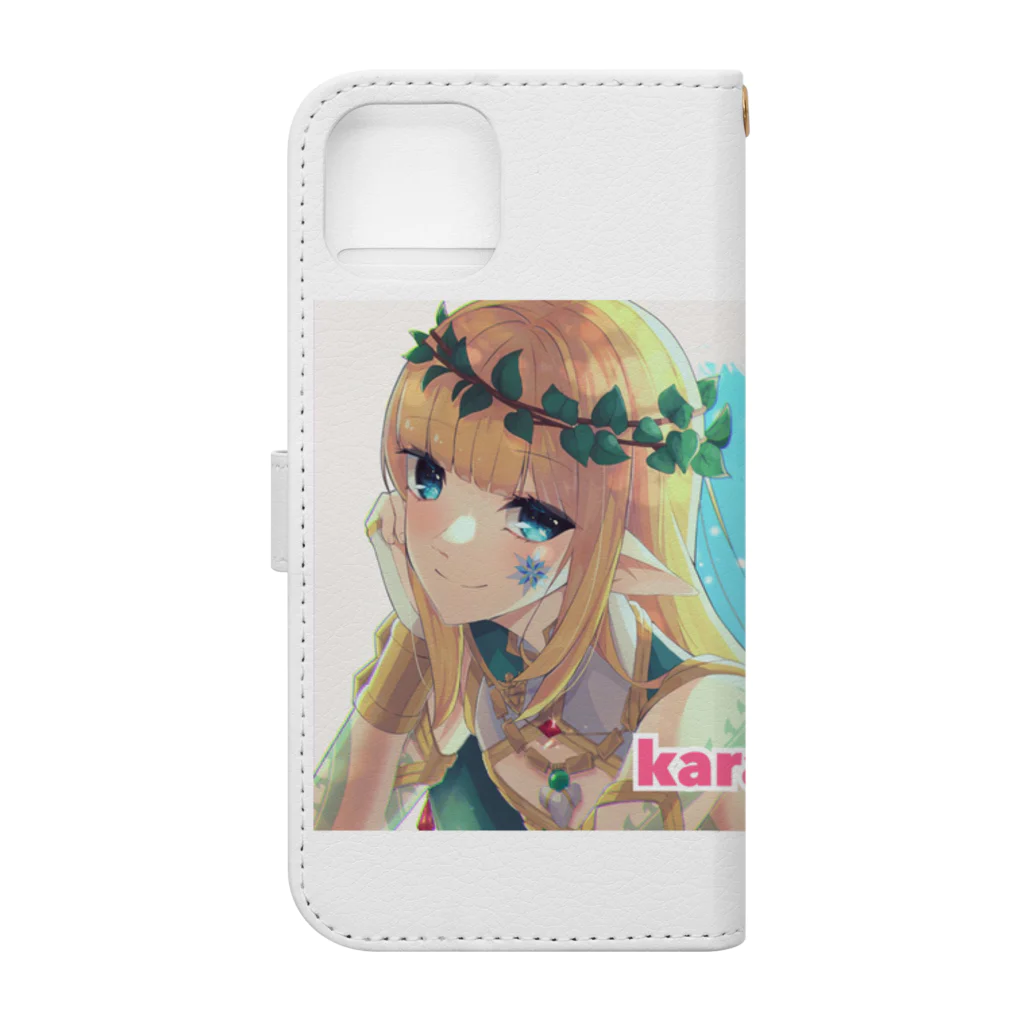 karasu.T.burnham🇯🇵❤️🌏のWWL公式チャリティーグッズ Book-Style Smartphone Case :back