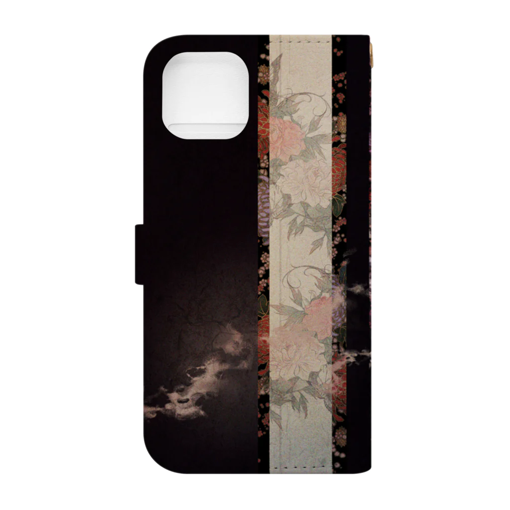 皐月 恵 -Kei Satsuki-の花鳥風月 Book-Style Smartphone Case :back