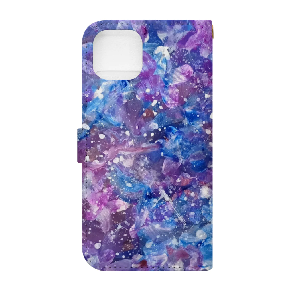 Laugh Rain Laboのmystic bloom. Book-Style Smartphone Case :back