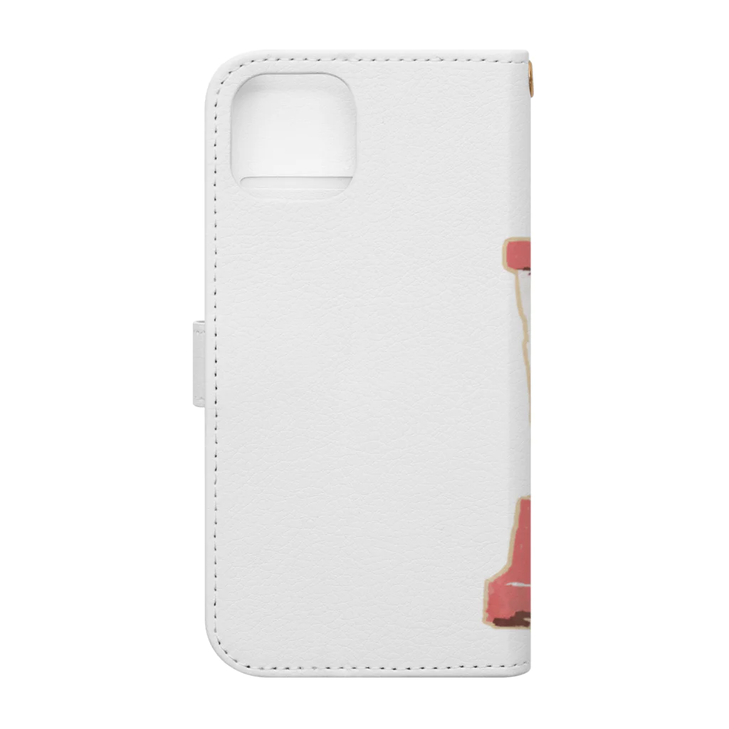 サトウノリコ*の【昭和】ウォーターゲーム Book-Style Smartphone Case :back