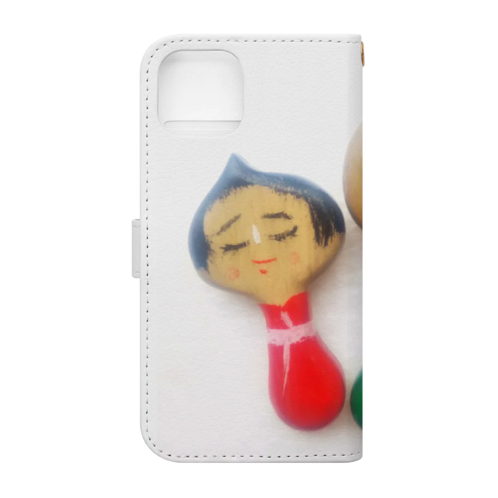 moccashinのうっとりアベック Book-Style Smartphone Case :back