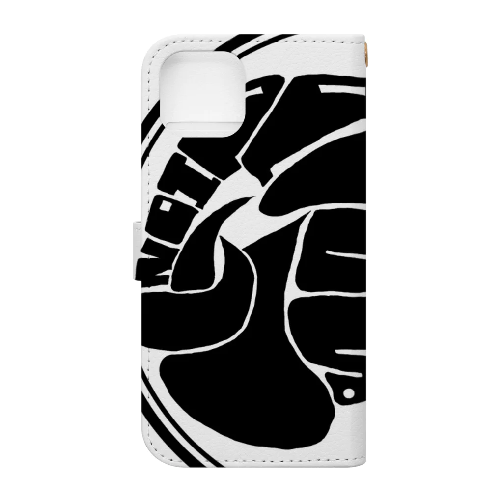scorpion★のスコーピオン　ロゴ Book-Style Smartphone Case :back