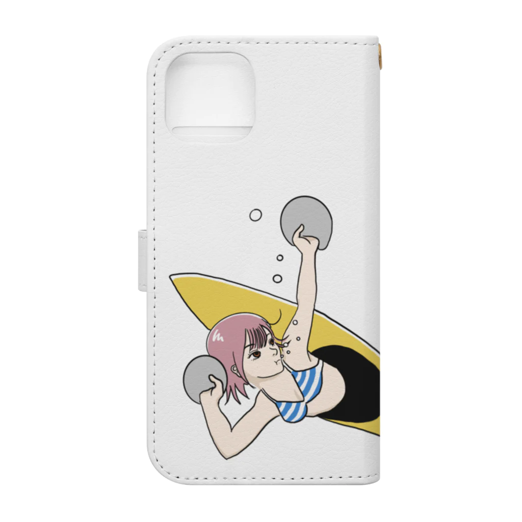 deepsterの浅井ラム Book-Style Smartphone Case :back