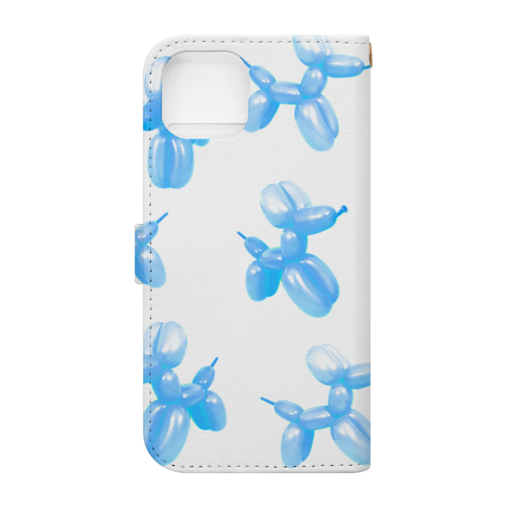 ゆめうつつの仲間たちだよ！ BALLOON  DOG Book-Style Smartphone Case :back