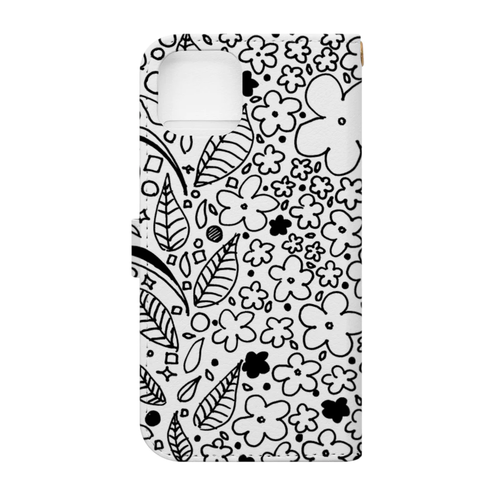 Maeda CollectionsのMaeda Collection〜Botanical〜 Book-Style Smartphone Case :back