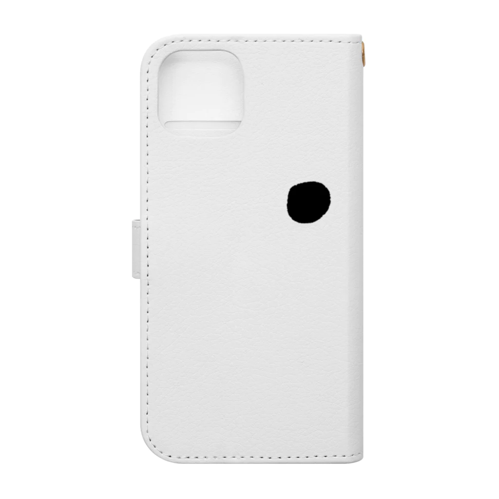 ichikoのクマかなコアラかな？可愛いからなんでもいいか。 Book-Style Smartphone Case :back