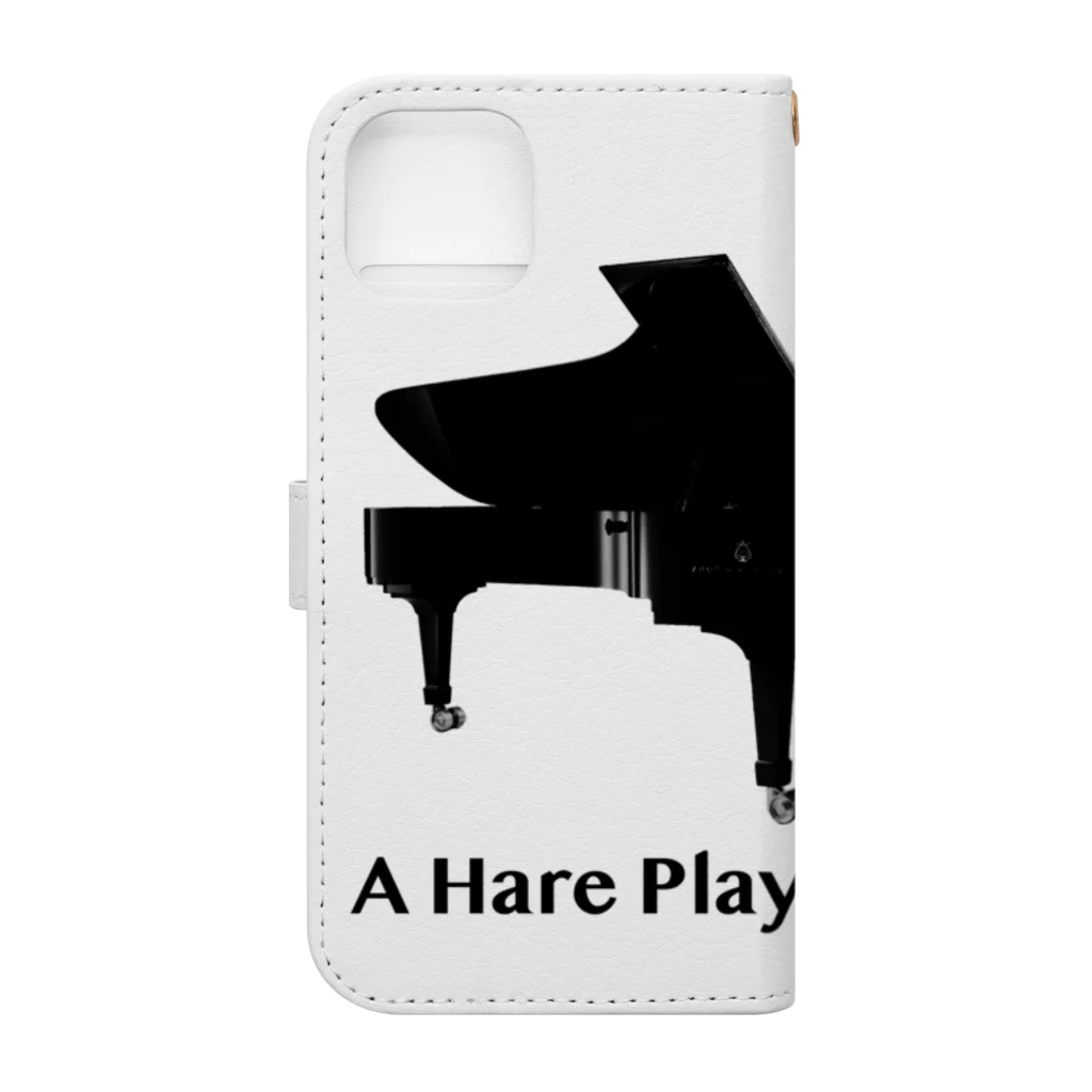 AngelRabbitsのA Hare Plays Free Jazz Book-Style Smartphone Case :back