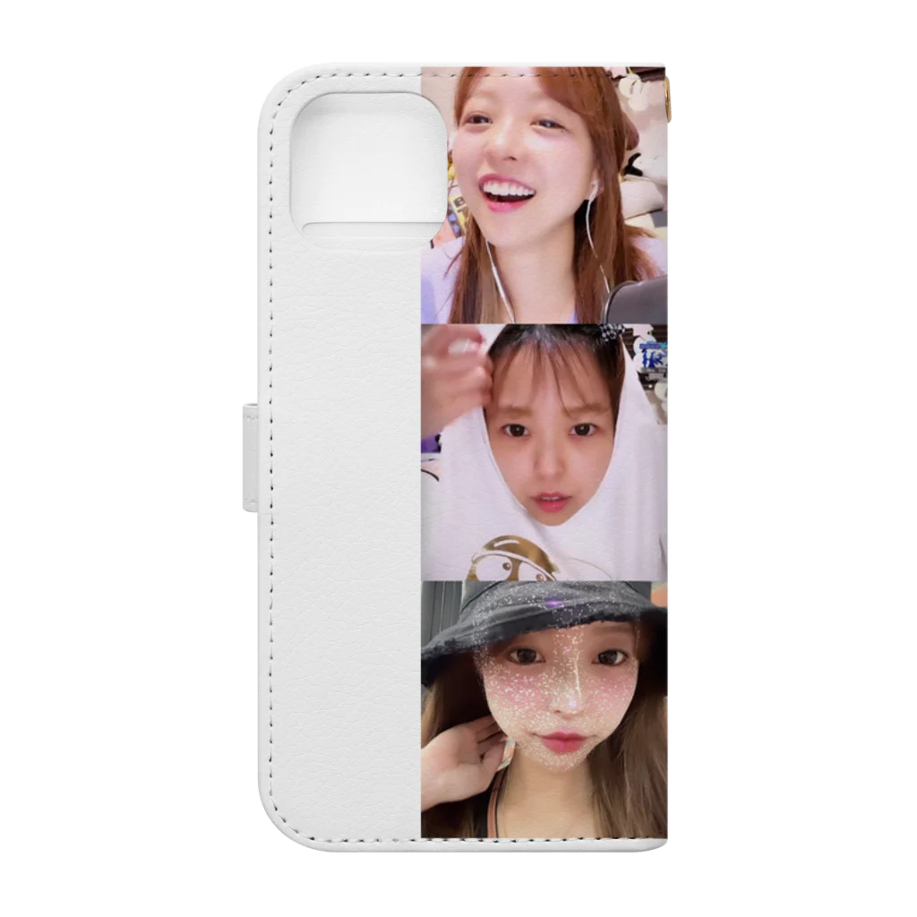 みーこ🐰💗🍺グッズの変なみーこ🐰💗🍺グッズ Book-Style Smartphone Case :back