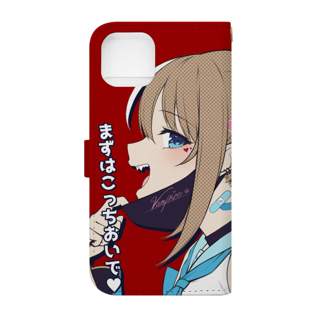 DigitalMotionのヴァンパイア＠デジモちゃん Book-Style Smartphone Case :back