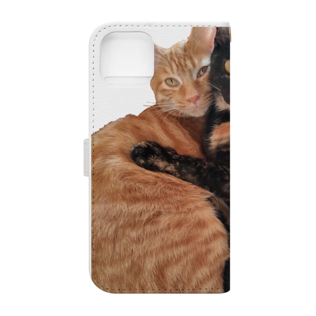 結社黒猫の猫LOVE Book-Style Smartphone Case :back