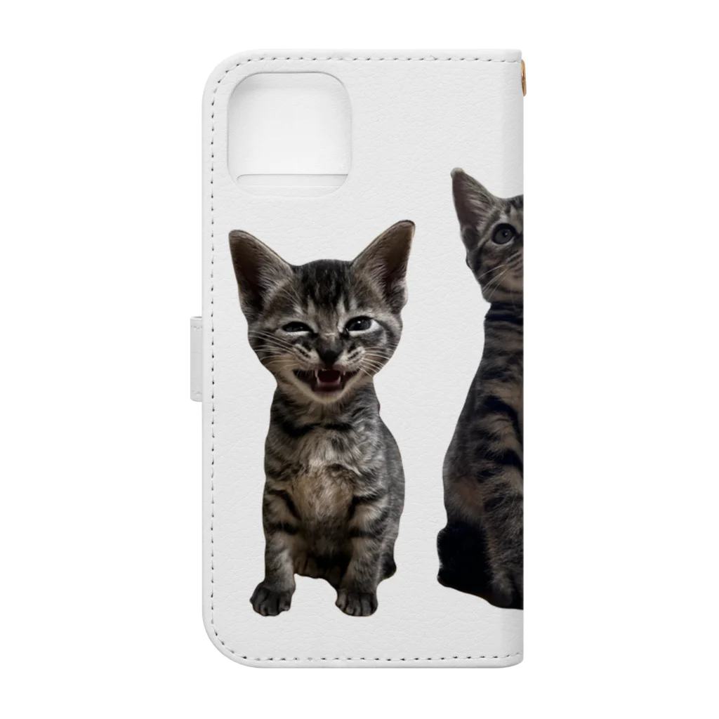 ブティックNENE🐾のネネの仔猫時代 Book-Style Smartphone Case :back