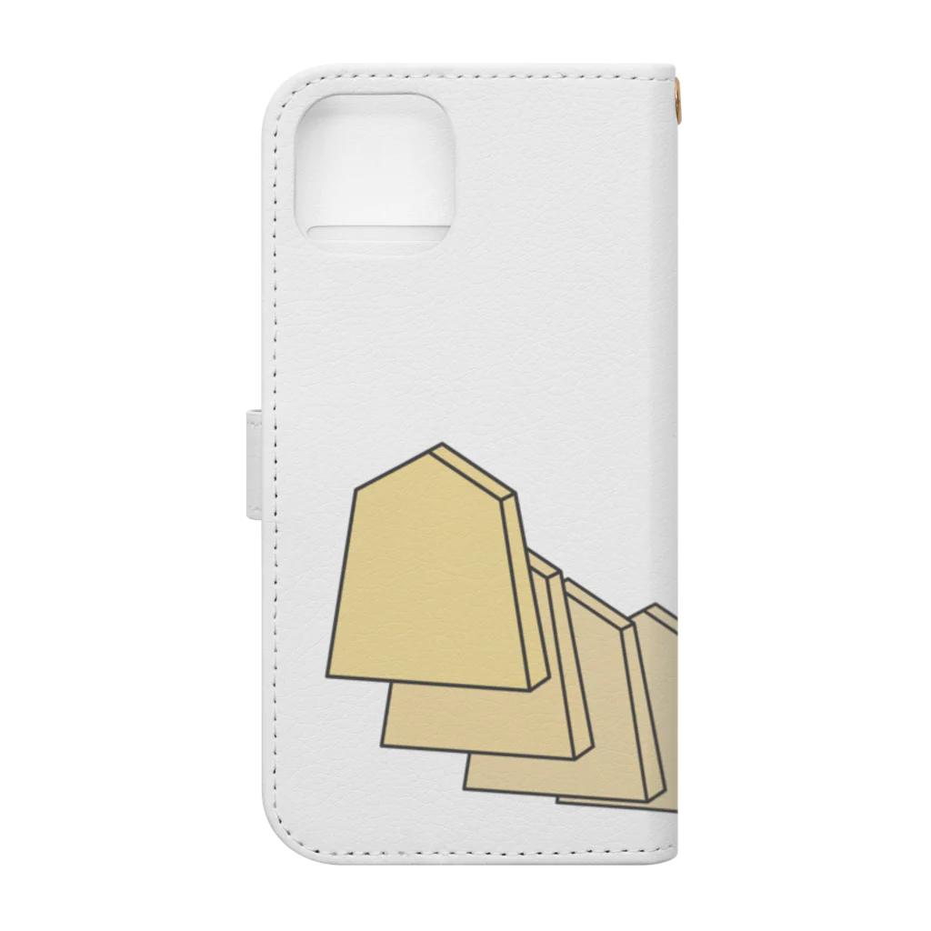 KAWAGOE GRAPHICSの駒 Book-Style Smartphone Case :back