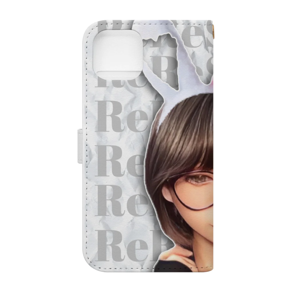 Re:Re:SmileyのLapin Girl ☆◡̈⋆ Book-Style Smartphone Case :back