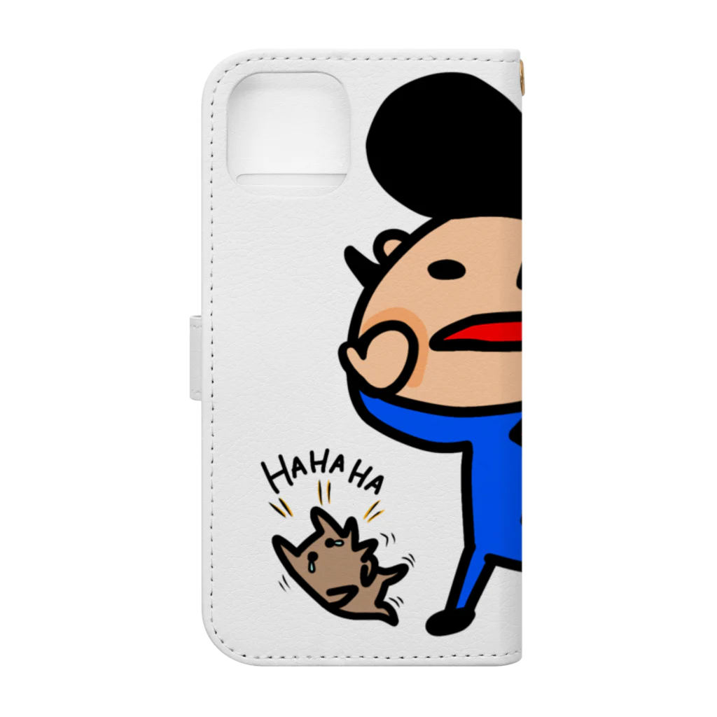 momino studio SHOPのムニーーーーーーー。 Book-Style Smartphone Case :back