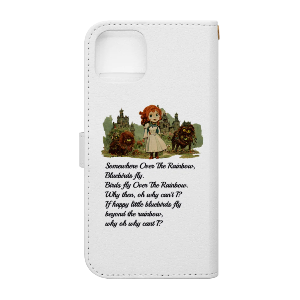 Valkyrie Arsenal（doll・かわいいアイテム)のFantasy:07 The Wonderful Wizard of Oz(ドロシーA) Book-Style Smartphone Case :back