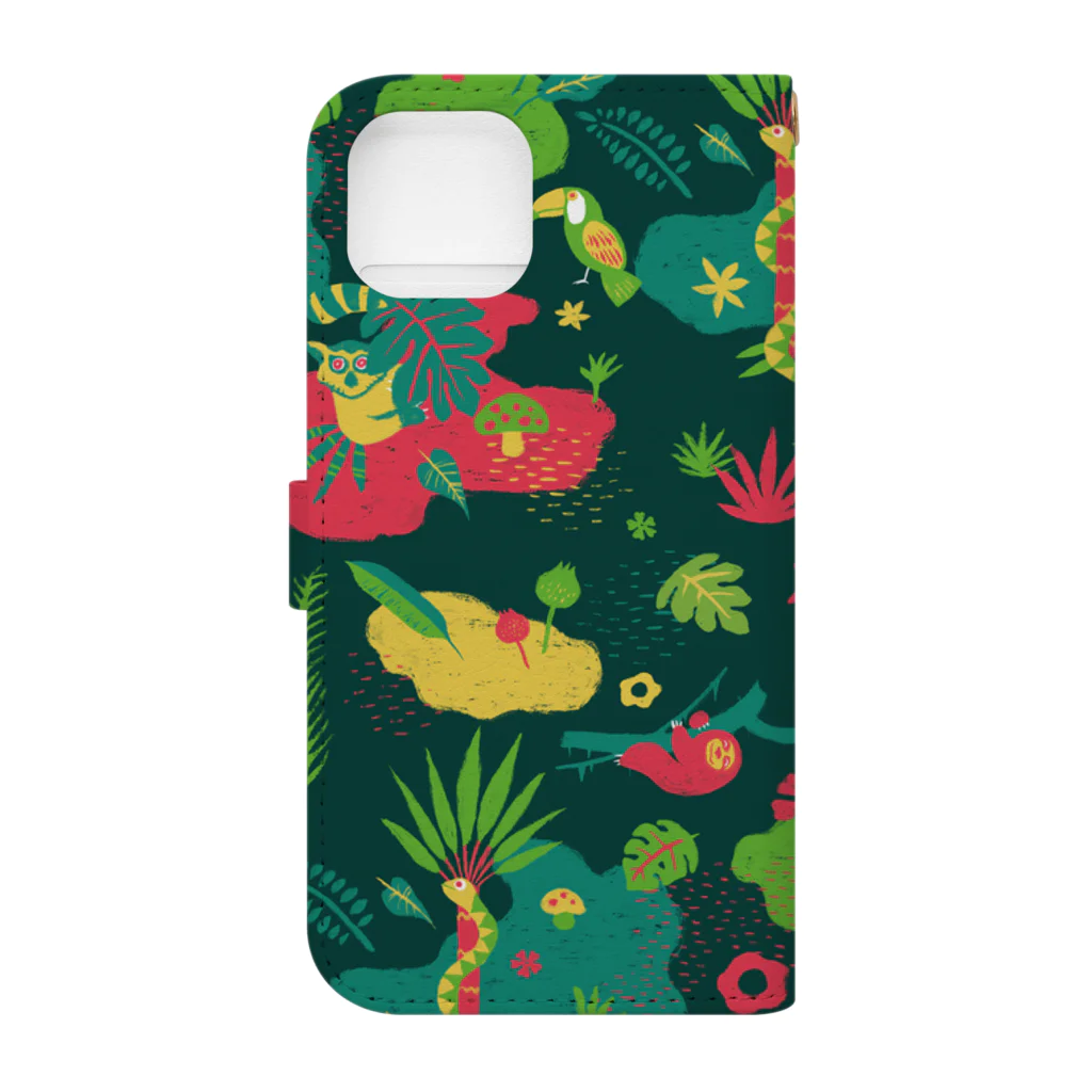 IZANAMI by Akane YabushitaのLa Floresta（パターン） Book-Style Smartphone Case :back