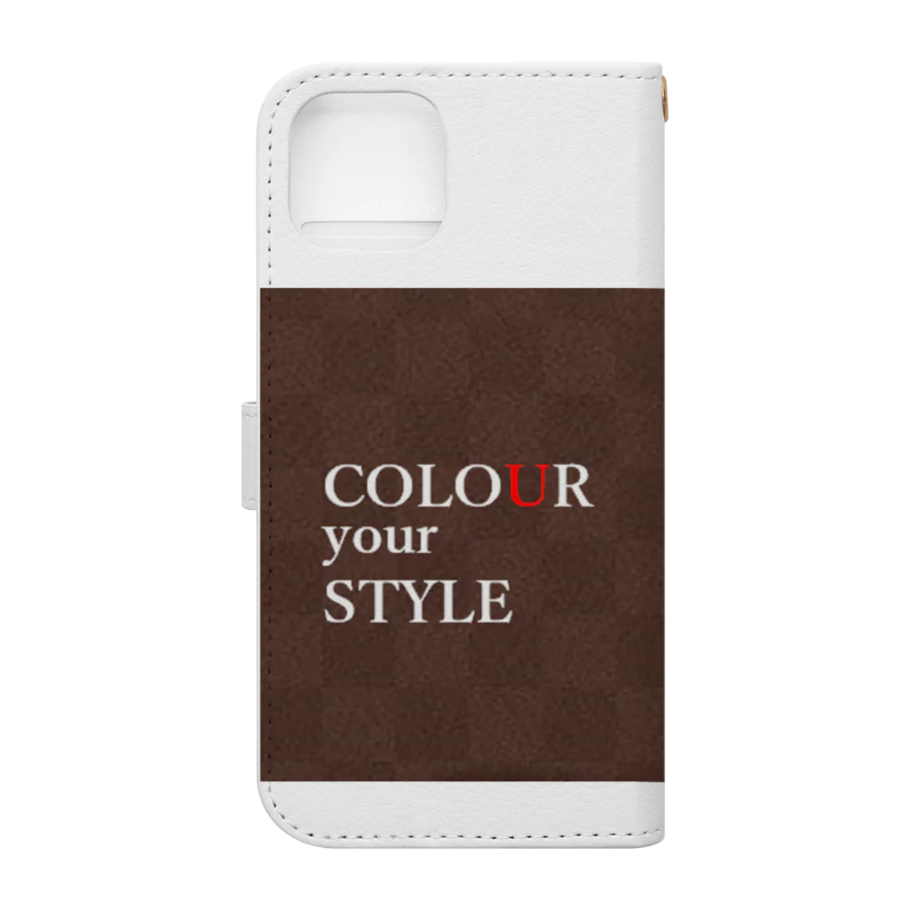 COLOUR_your_STYLEのCOLOUR your STYLE 手帳型スマホケースの裏面