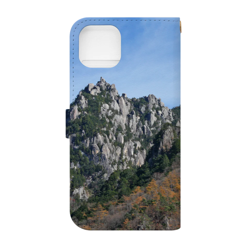 nokkccaの瑞牆山 - Mt.Mizugaki - Book-Style Smartphone Case :back