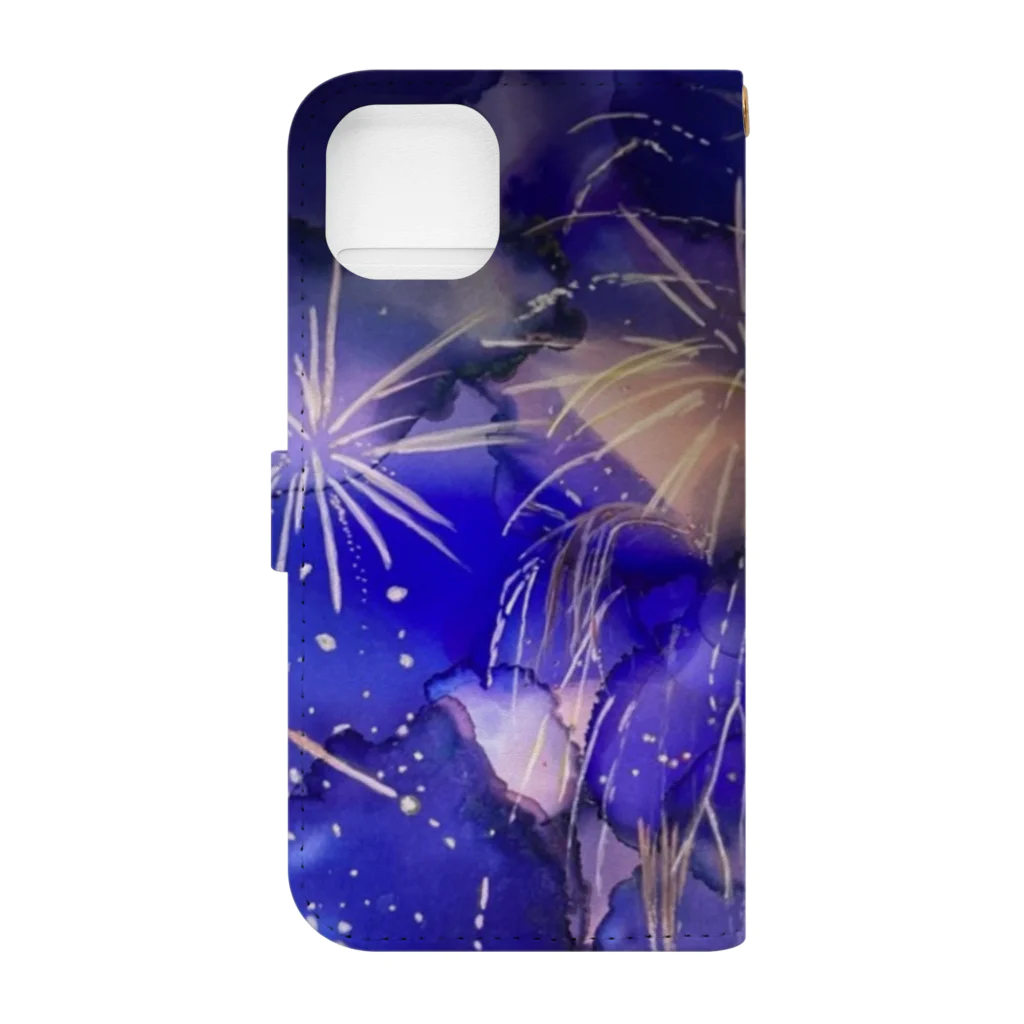 Memo Re:の夏の花 Book-Style Smartphone Case :back