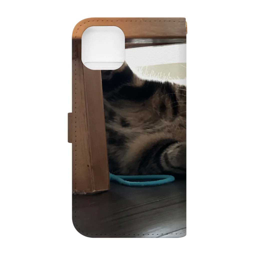 THE TASEKIのねこのニコ　そのに Book-Style Smartphone Case :back