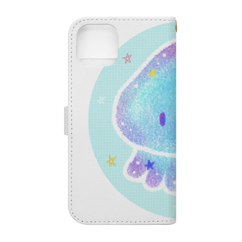 前田悠花｜イラストレーターの★くらげ★ Book-Style Smartphone Case :back