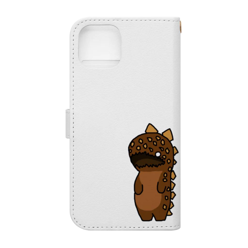 みさおのショップのパンドラゴン(カレーパン) Book-Style Smartphone Case :back