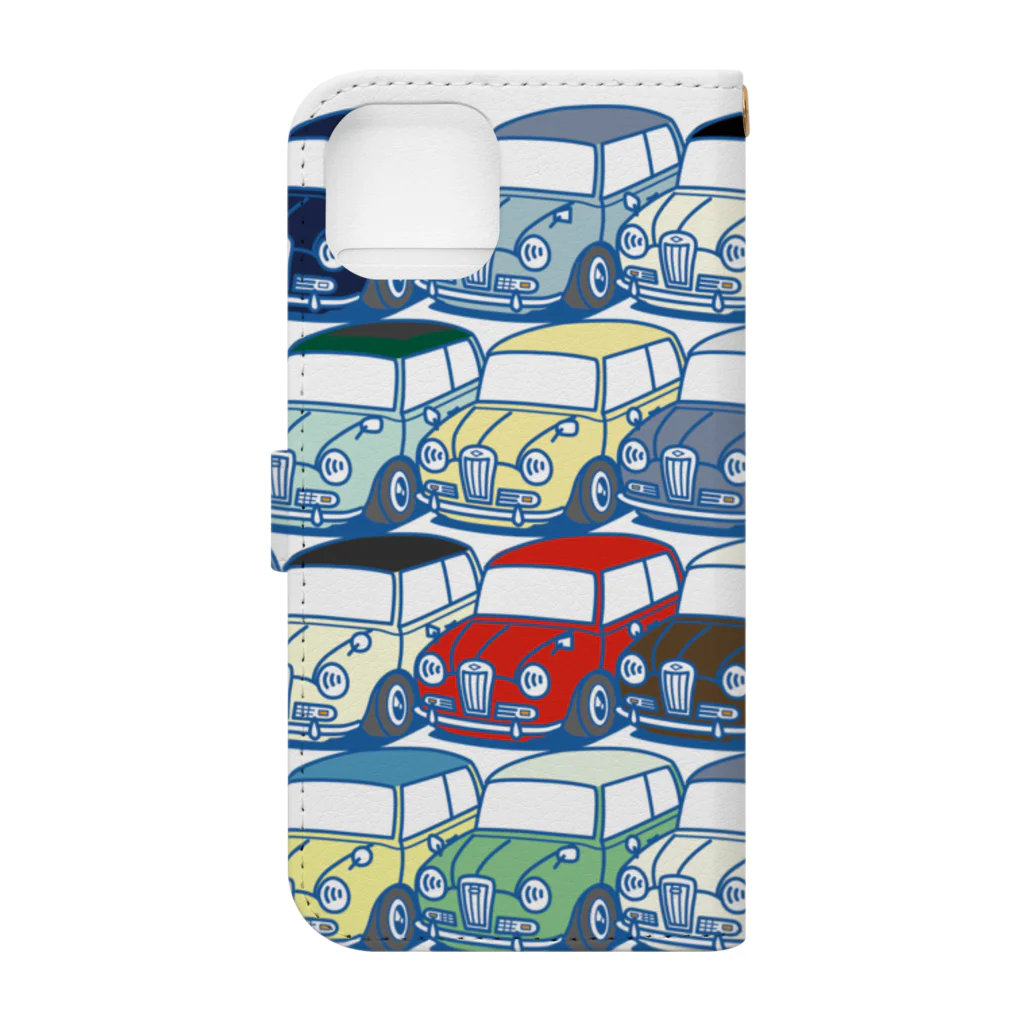 DwanG・・ dog & garden +🇬🇧cars items のエルホークラブ Book-Style Smartphone Case :back