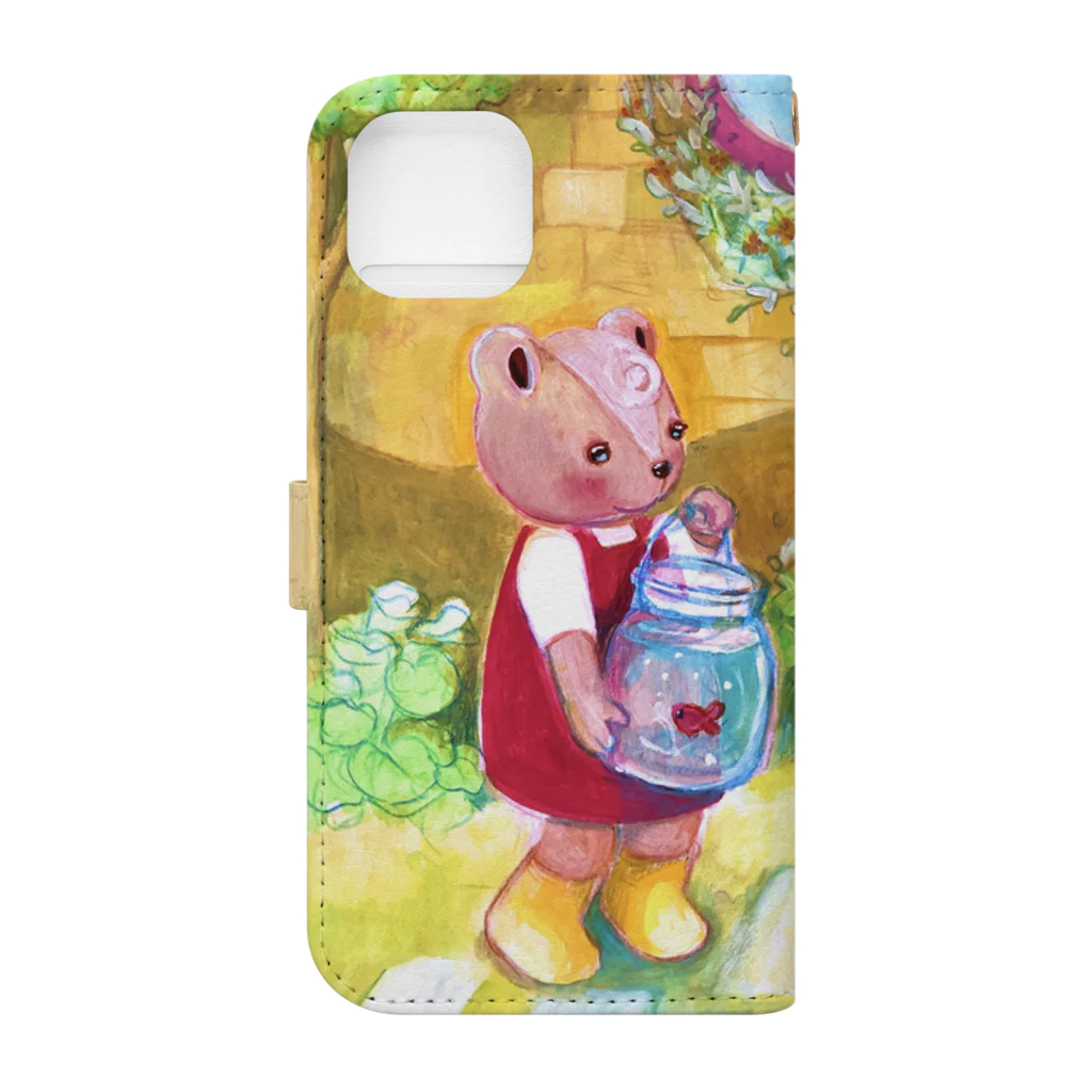 novanorArtのsorairokingyo Book-Style Smartphone Case :back