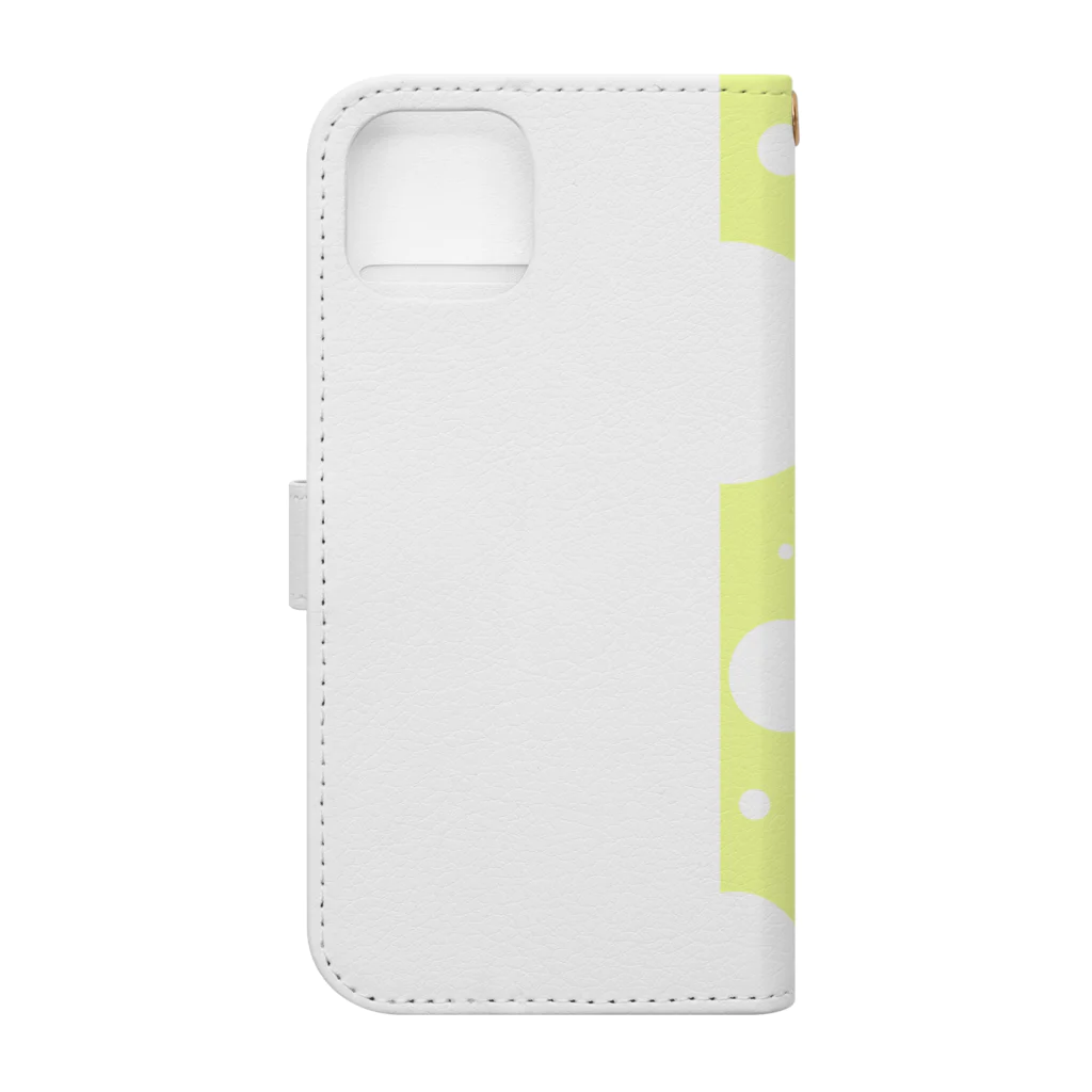HibAnaの炭酸系女子(レモンソーダ) Book-Style Smartphone Case :back