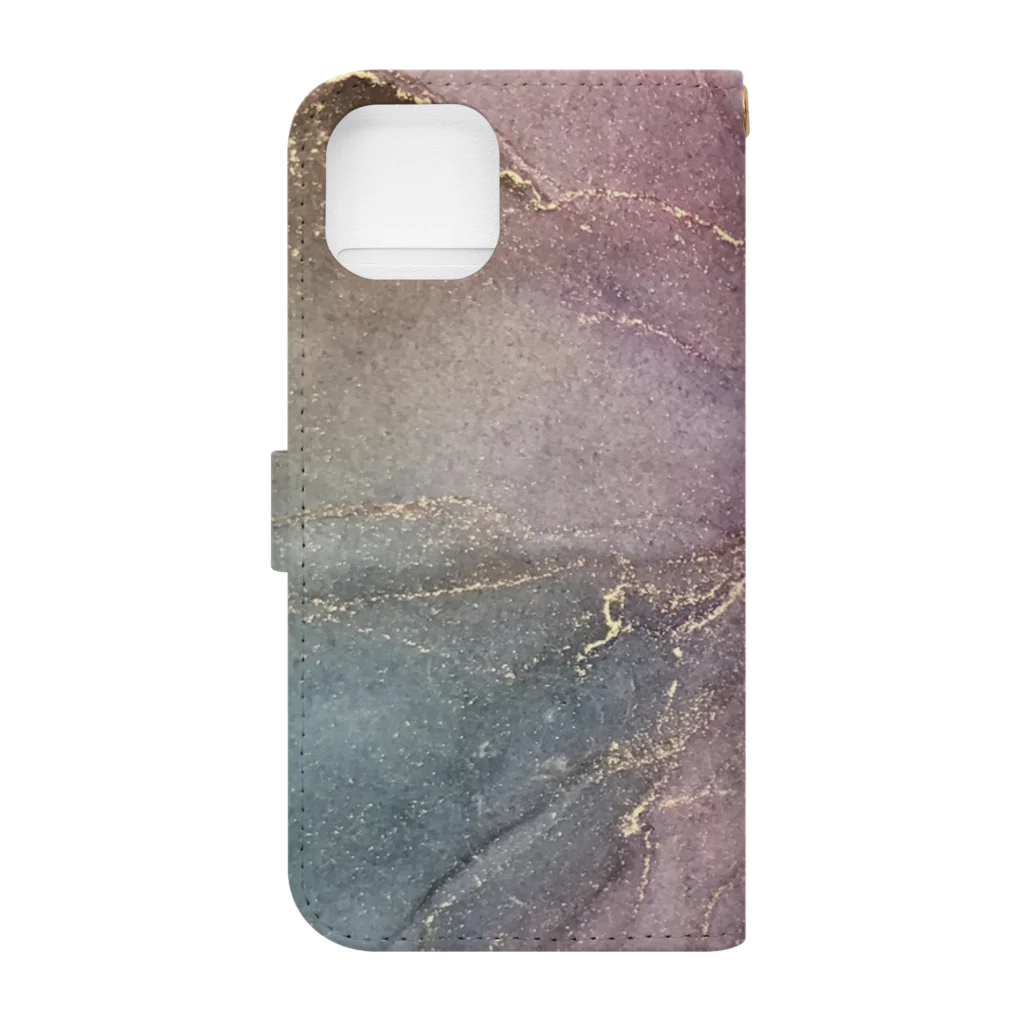 Artirie art studio のaurora  Book-Style Smartphone Case :back