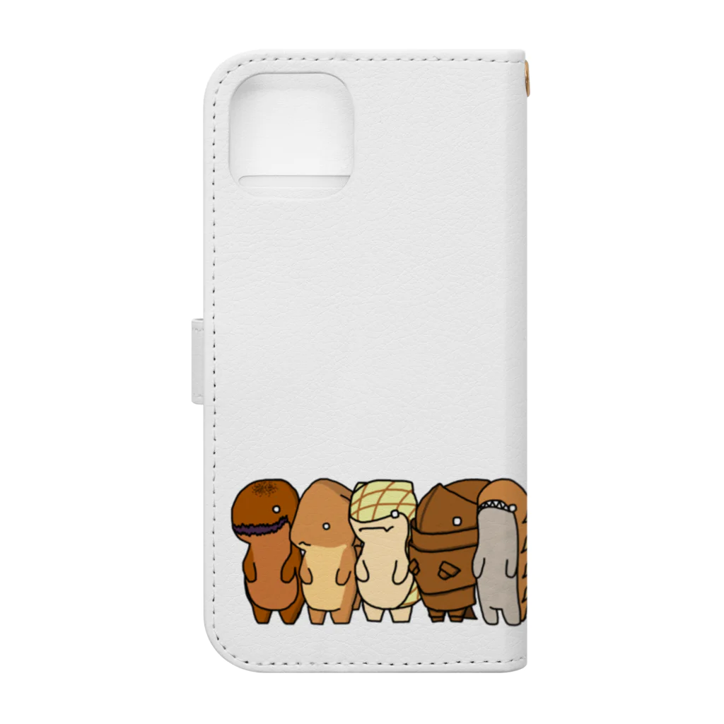 みさおのショップのパンドラゴン(みんなでせいれつ) Book-Style Smartphone Case :back