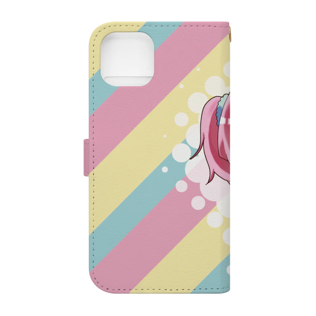 ponyoriのメスガキおじさんのかわいいスマホケース Book-Style Smartphone Case :back