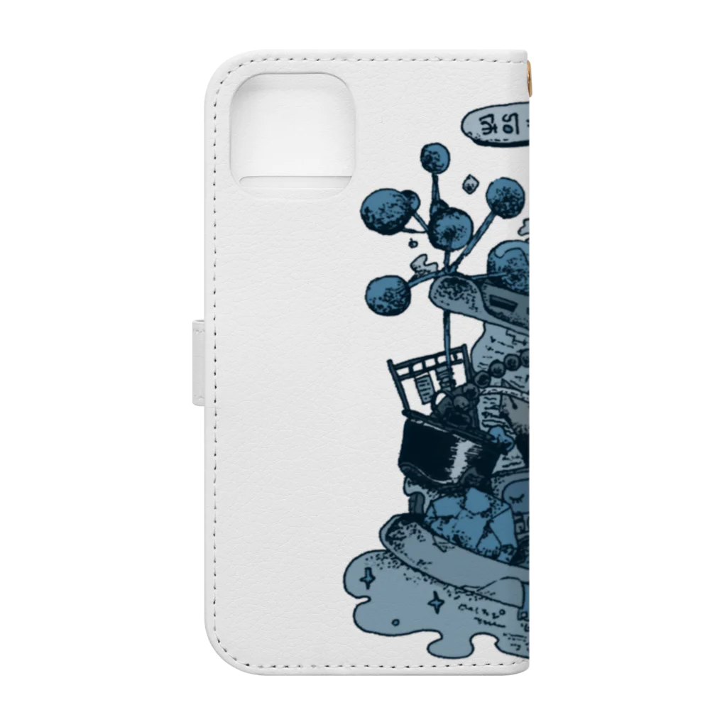 cot_cotのうみへびちゃんの住処 Book-Style Smartphone Case :back