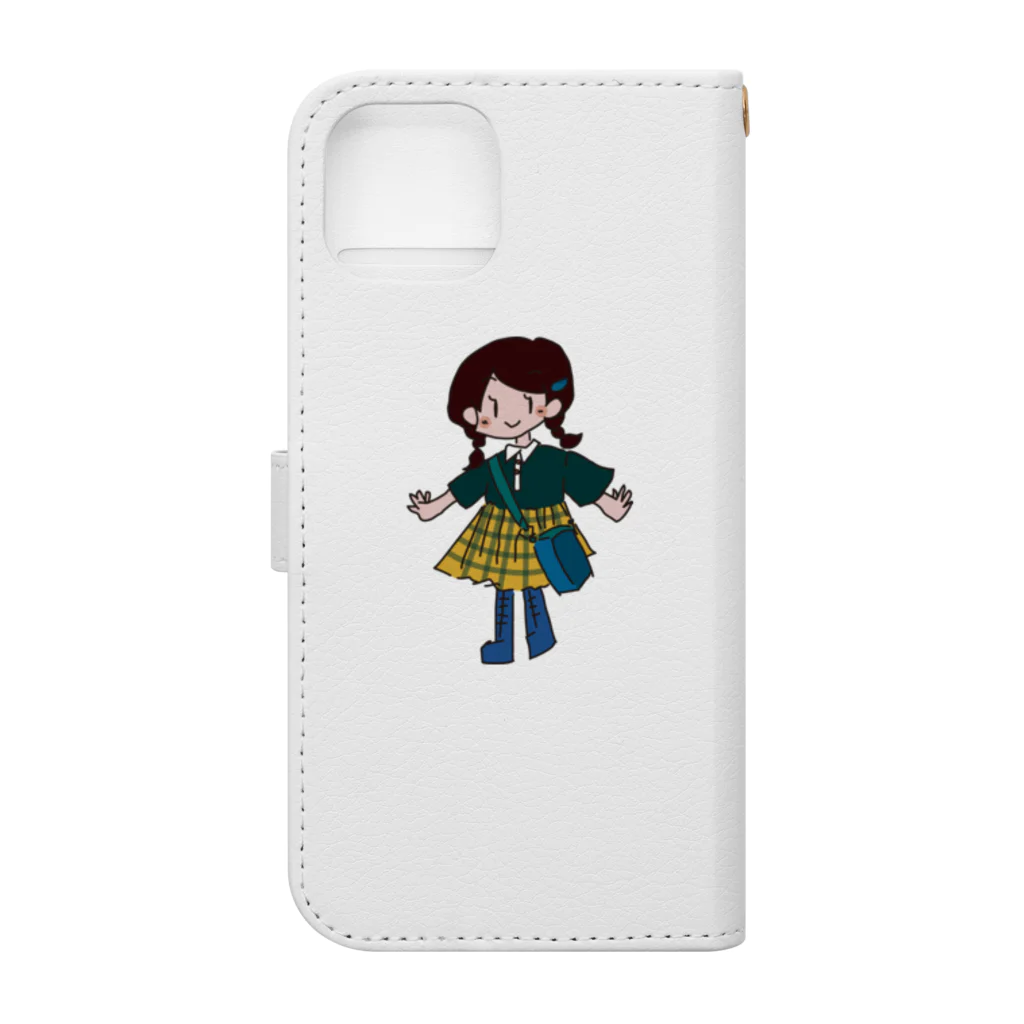 Weed(仮)の女の子 Book-Style Smartphone Case :back