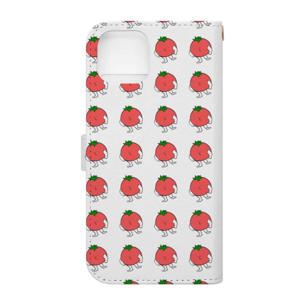 Noahのとまとたち🍅🍅🍅 Book-Style Smartphone Case :back