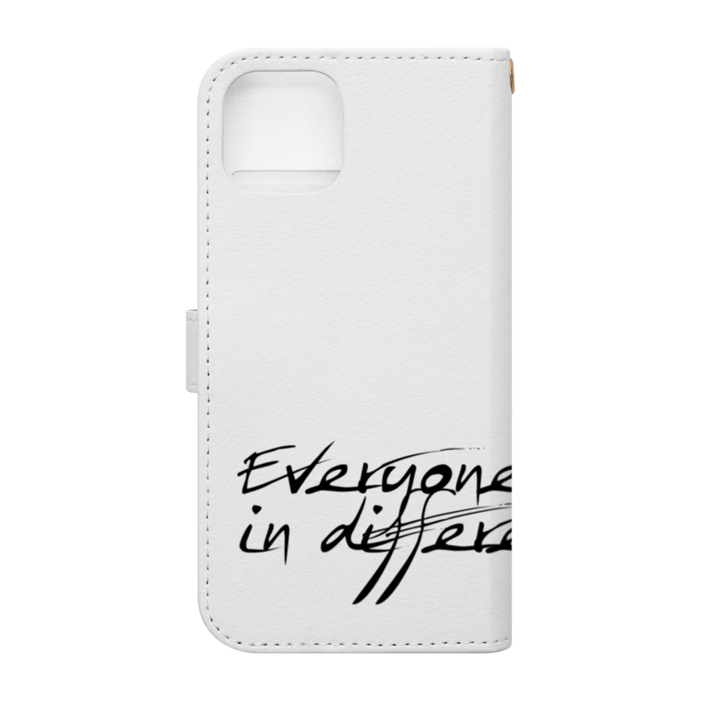 fukunosewagakariの良い事言う（ver.横） Book-Style Smartphone Case :back