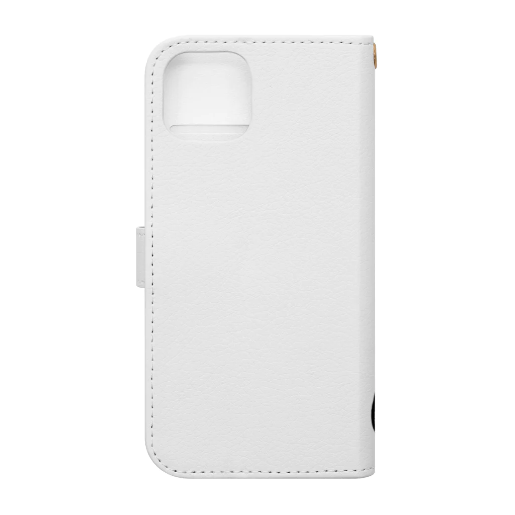 あやしいおばさん くろまめさんの○ュアアルコール（スト○ロ） Book-Style Smartphone Case :back