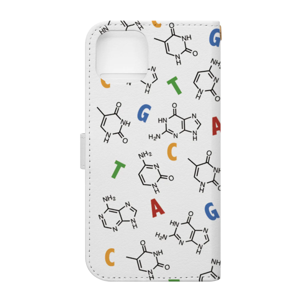 黒澤あおいの化学-DNA- Book-Style Smartphone Case :back