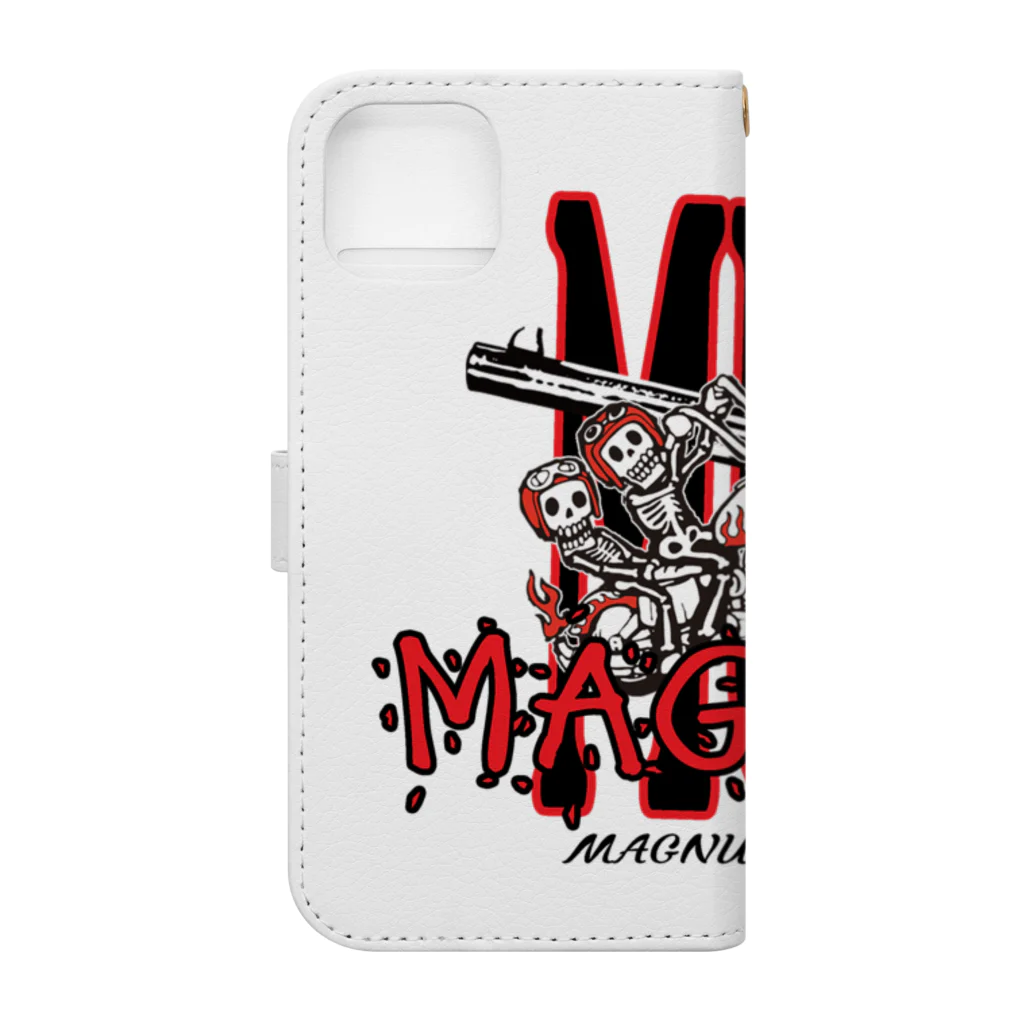 L.H.S.H のMAGNUMS　FAMILY Book-Style Smartphone Case :back