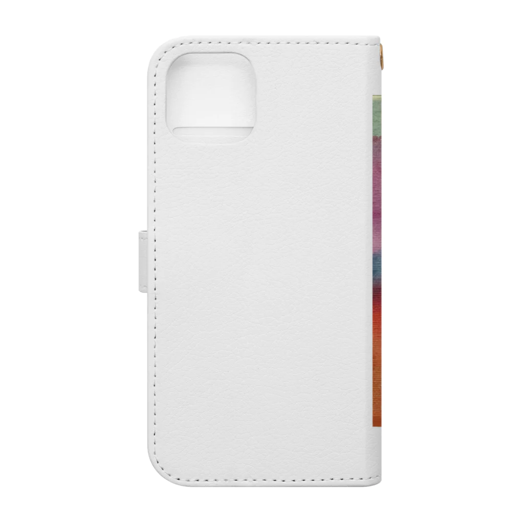 サヤカ | syk artのcolorful Book-Style Smartphone Case :back