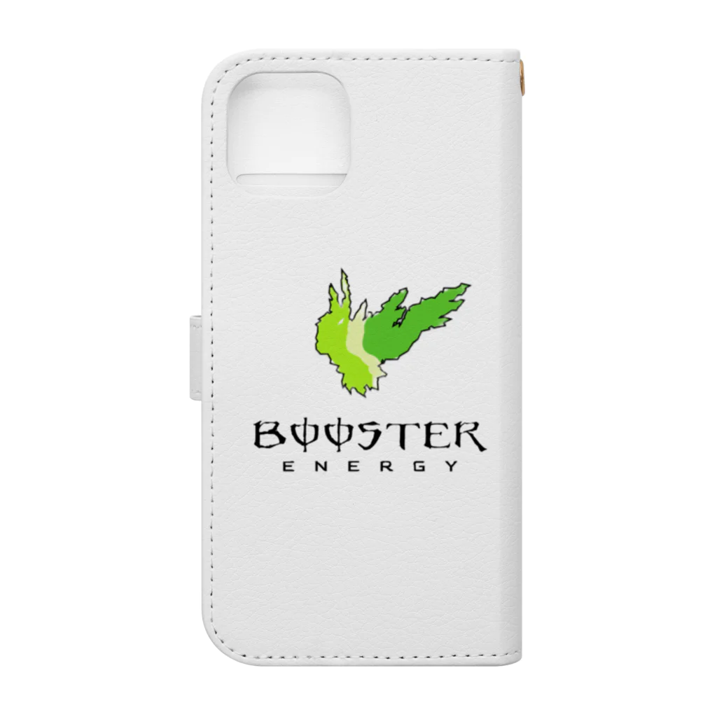 ksweetsのブースターエナジー Book-Style Smartphone Case :back