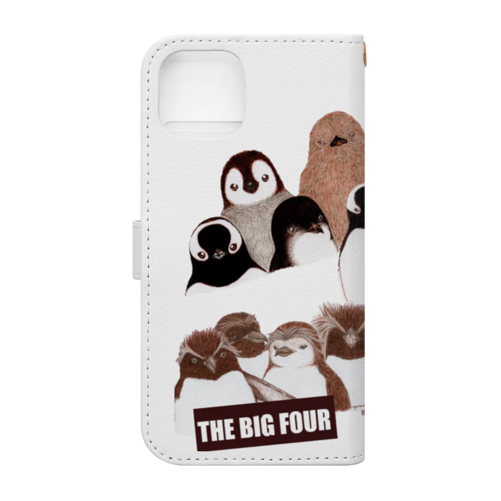 ヤママユ(ヤママユ・ペンギイナ)のPENGUINS THE BIG FOUR LIVE! Book-Style Smartphone Case :back