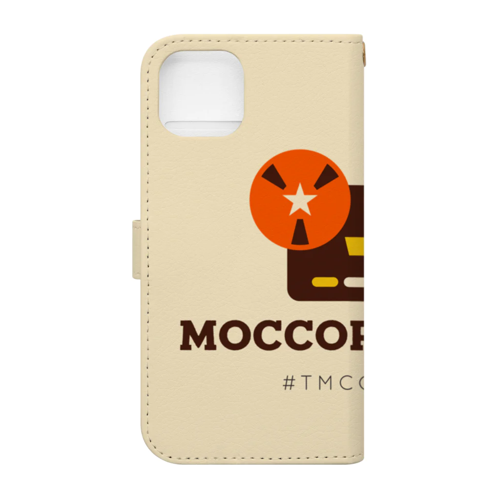 𝗧𝗼𝗺𝗼𝗸𝗼 𝗧𝗮𝗴𝘂𝗰𝗵𝗶のtomoccoryshowグッズ　もっこりちゃん Book-Style Smartphone Case :back