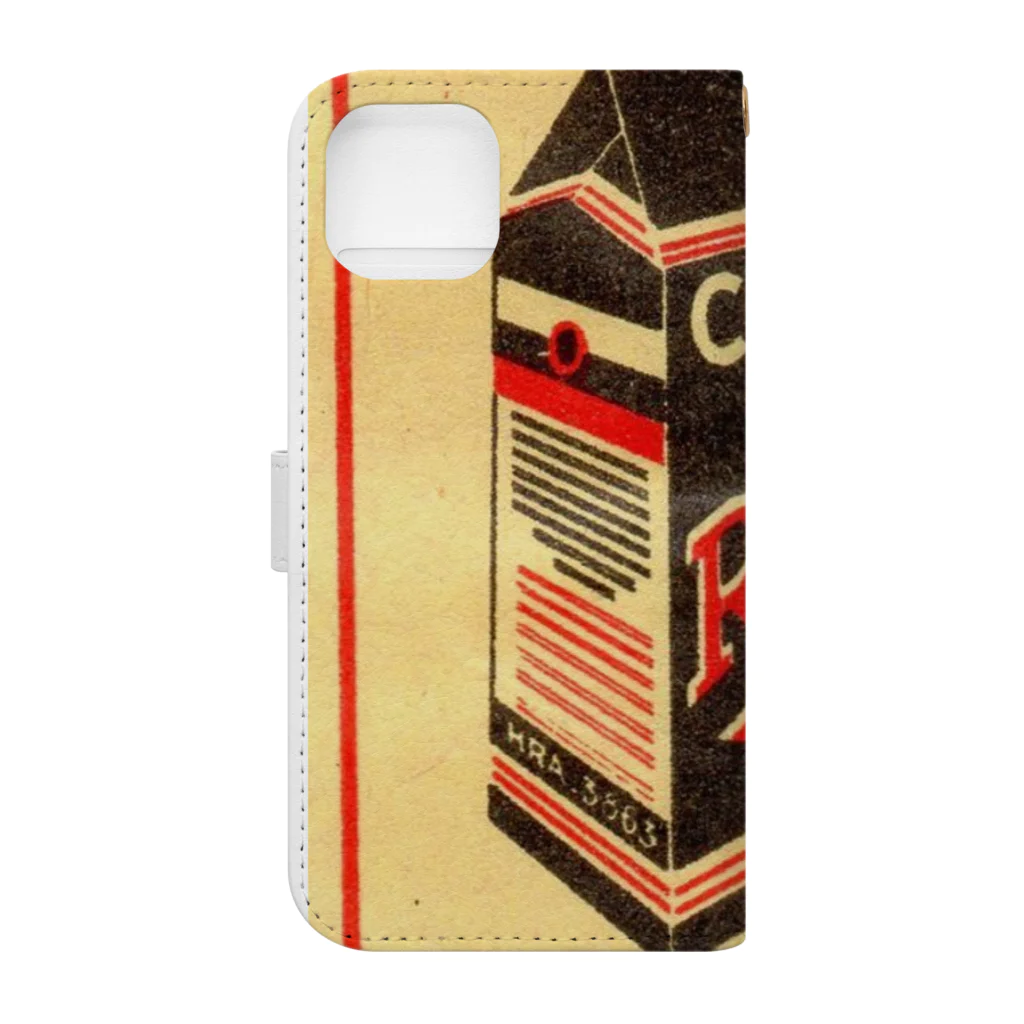 YS VINTAGE WORKSのベルギー　珈琲パック Book-Style Smartphone Case :back