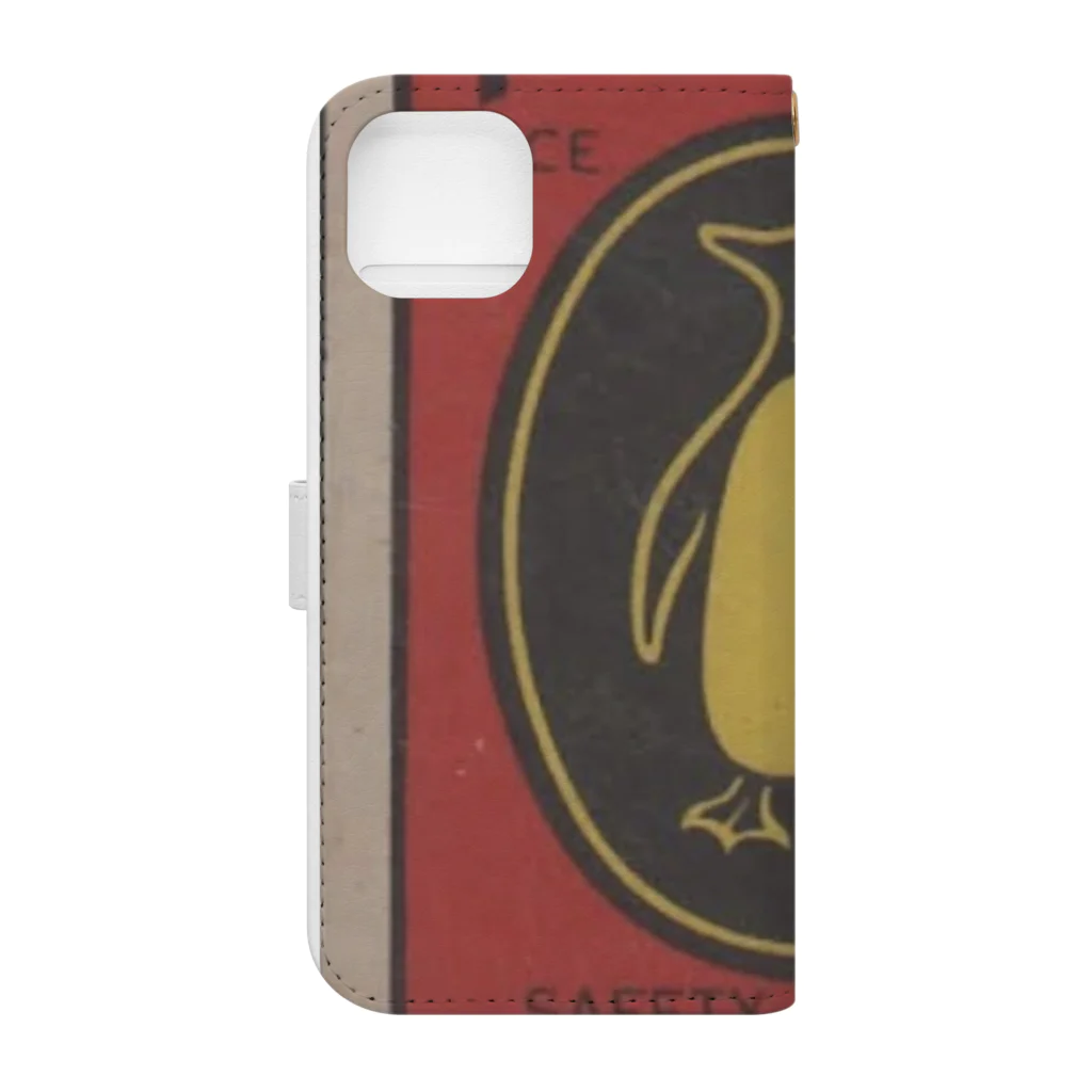 YS VINTAGE WORKSのペンギン penguin Book-Style Smartphone Case :back