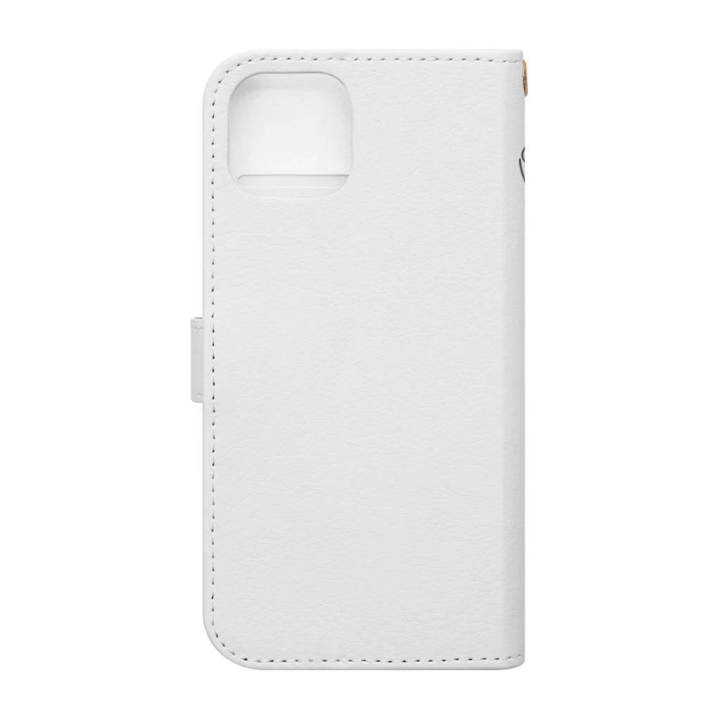 sweets  Cafe - わーじょんのこけしタピオカ Book-Style Smartphone Case :back